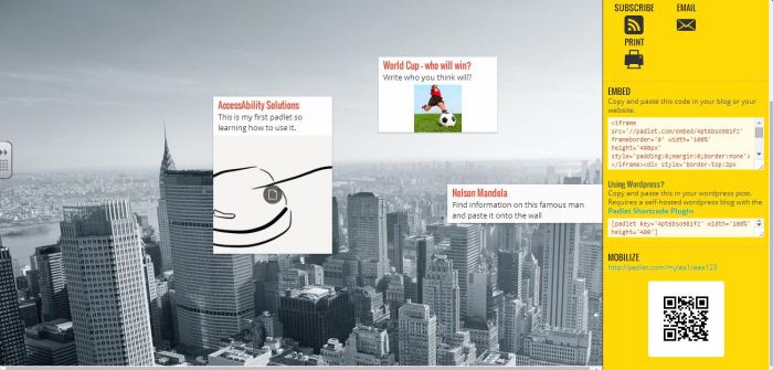 padlet example